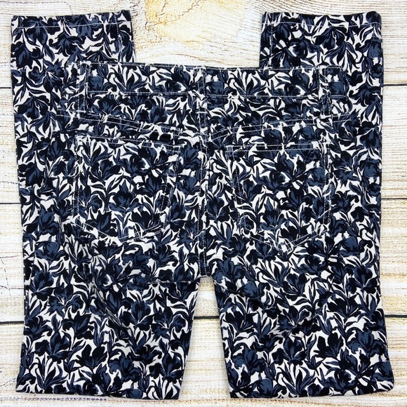 TORY BURCH Blaire Super Skinny Jean Nouveau Flower - sz 24 - Picture 6 of 8